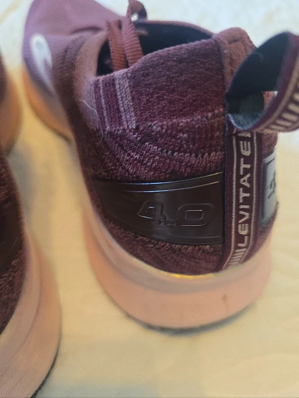 Brooks Levitate 4 Women's Size 11.5 Burgundy Plum Running Shoes